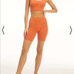 Good American Seamless Rib Bike Shorts